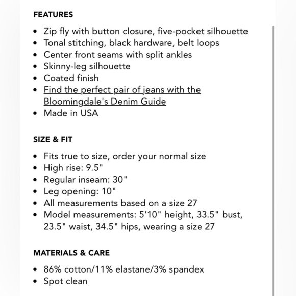 L'AGENCE High Rise Split Ankle Jeans in Noir Coated - Picture 7 of 8